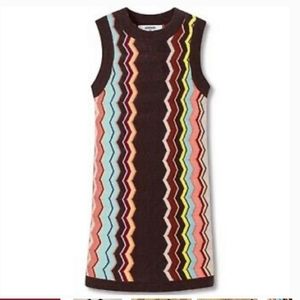 MiSSONI Chevron Sweater dress Short Nwot Medium